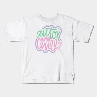 AutoX And Chill? -  Mint / Pink / Purple Kids T-Shirt